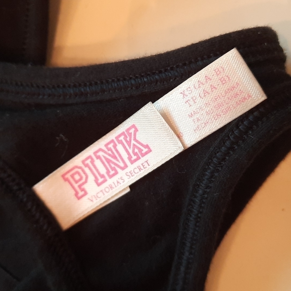 Victoria's Secret Pink St Patricks Day shamrock sports bra extra small - Picture 5 of 9